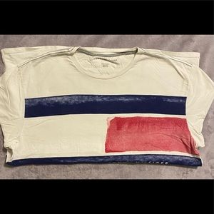 Mens White Tommy Hilfiger T-Shirt in XXL